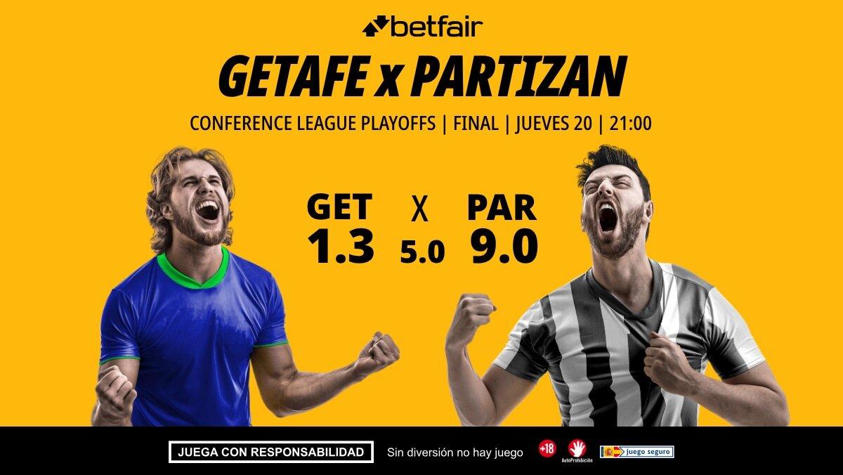 Getafe - Partizan: alineaciones, horario, dónde ver, pronósticos y estadísticas